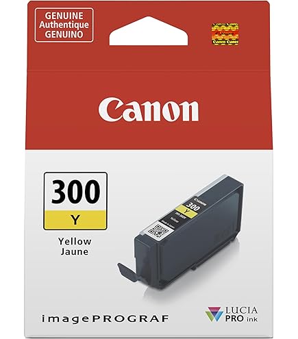 Amazon.com: Canon PFI-300 Genuine Red Ink Tank, Compatible with
